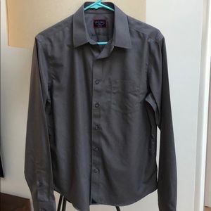 UNTUCKit dark gray shirt
